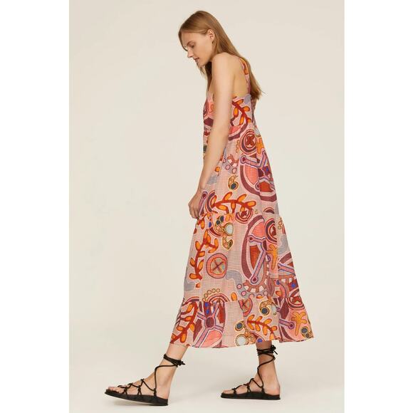 MARIE OLIVER Petra Maxi Dress Multi Geometric - Picture 2 of 9